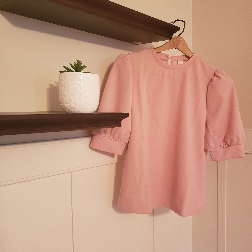 Light pink blouse